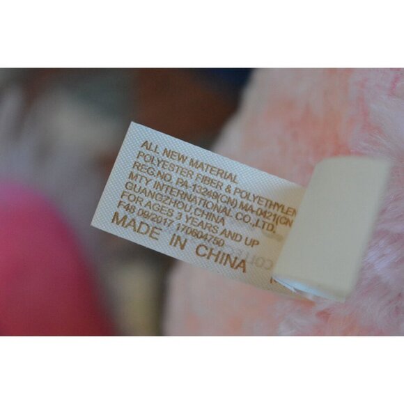 Dan Dee Large Plush Pink Flamingo Stuffed Animal Toy Sparkly Wings Long Legs - Picture 8 of 9